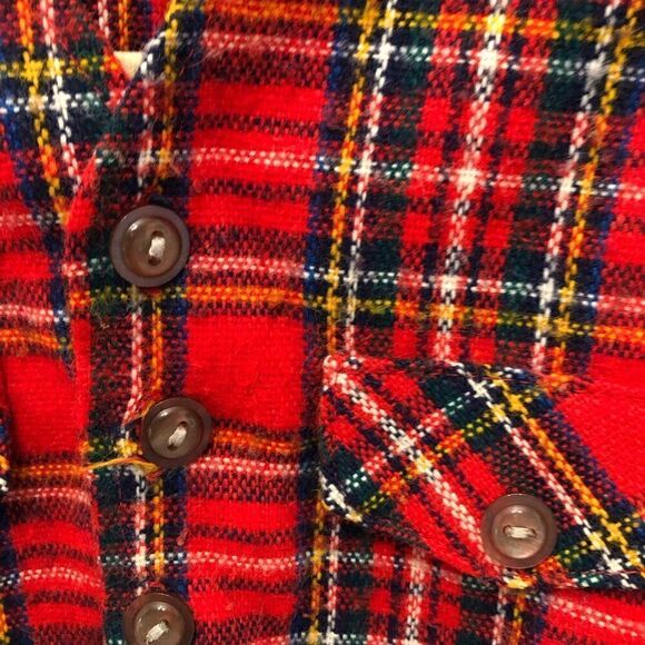 Health-Tex 2T Plaid Tartan Vest Made in the USA Vintage - Picture 4 of 4